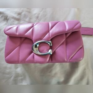 Coach Quilted Tabby 20 shoulder bag vivid pink *Missing chain strap*